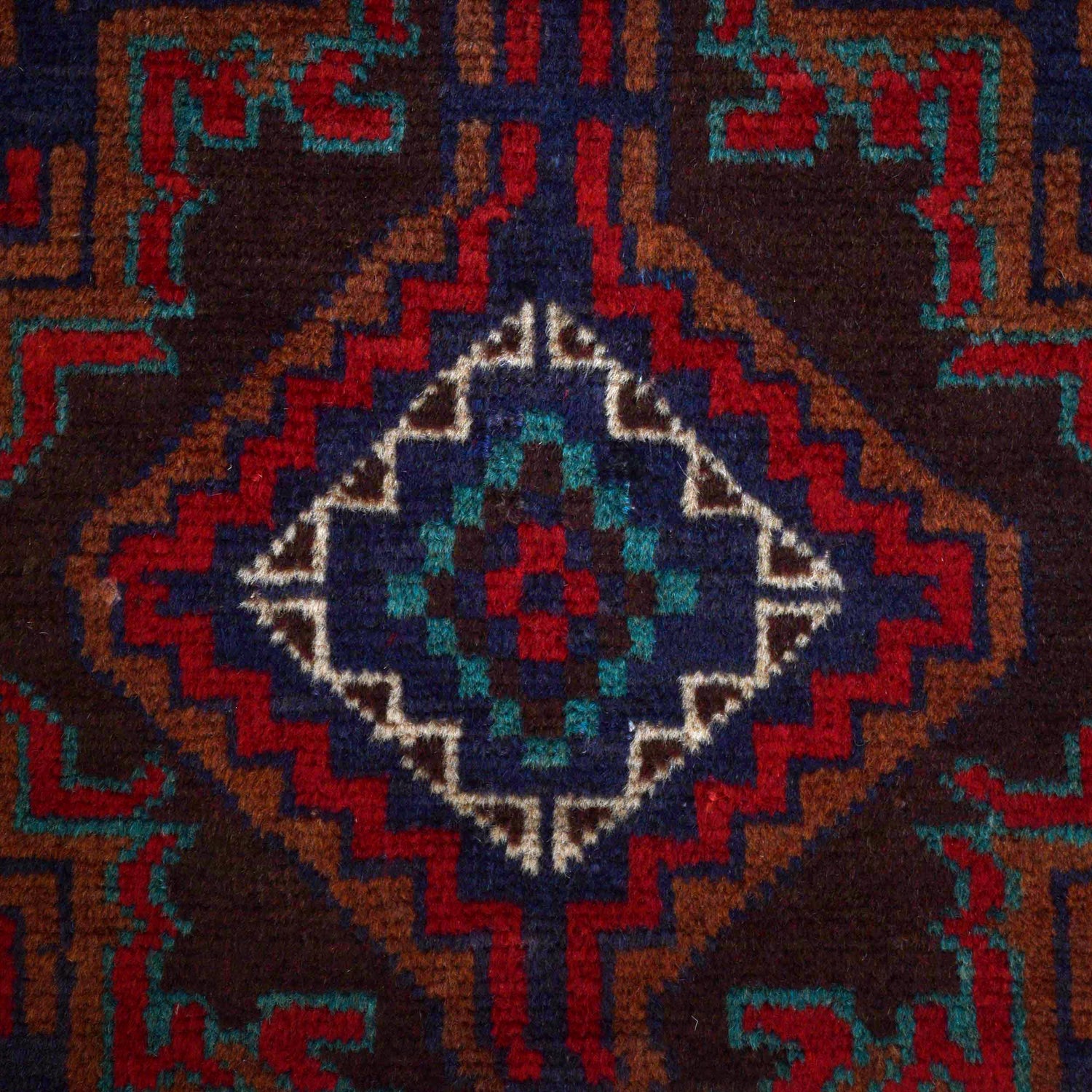 Baluchi Rug Handmade Red Prayer Design 3x5 ft