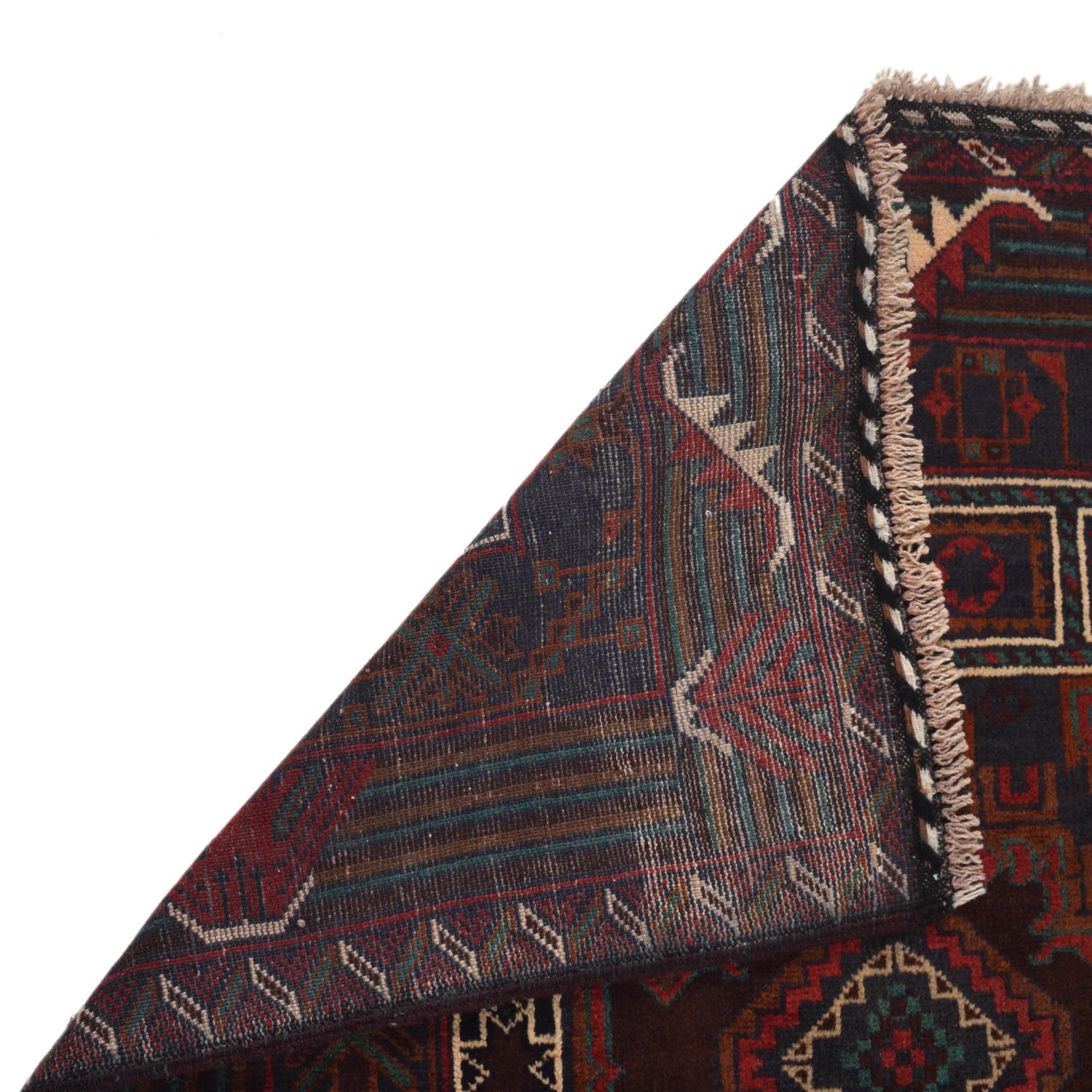 Baluchi Rug Handmade Red Prayer Design 3x5 ft