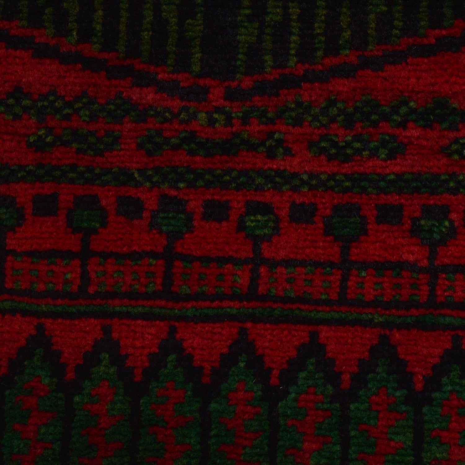 Baluchi Rug Handmade Red Prayer Design 2x4 ft