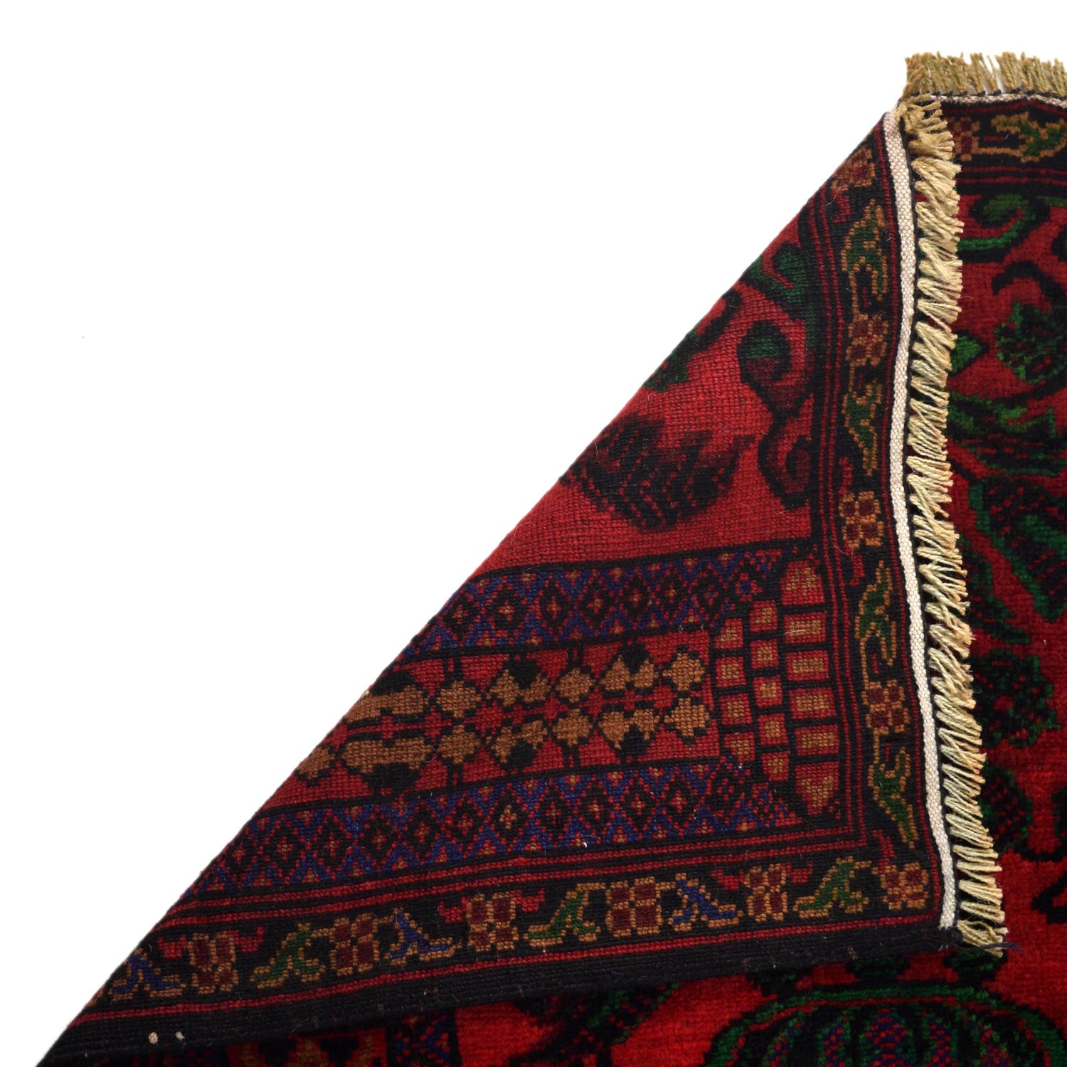 Baluchi Rug Handmade Red Prayer Design 2x4 ft