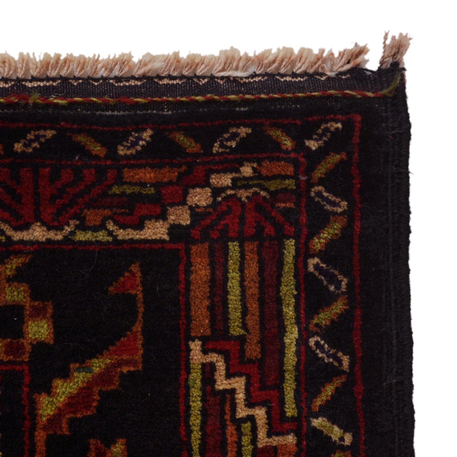 Baluchi Rug Handmade Multi Prayer Design 2x4 ft