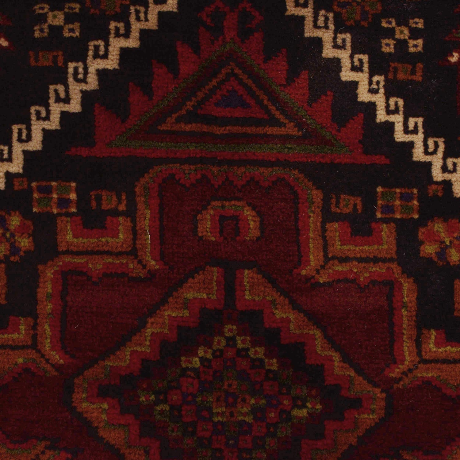 Baluchi Rug Handmade Multi Prayer Design 2x4 ft