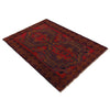 Baluchi Rug Handmade Red Geometric 2x4 ft