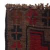 Baluchi Rug Handmade Brown Geometric 2x4 ft