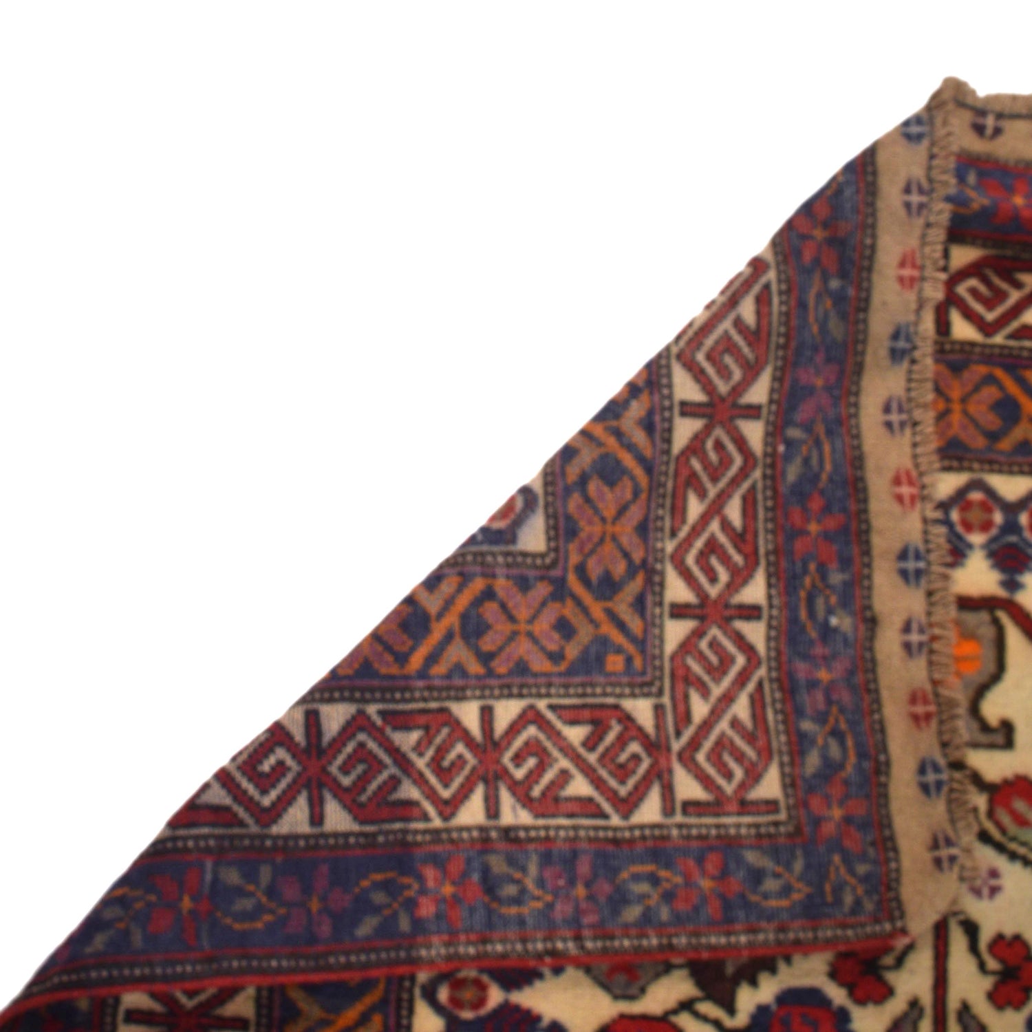 Baluchi Rug Handmade Beige Prayer Design 2x4 ft