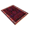 Baluchi Rug Handmade Red Geometric 2x4 ft