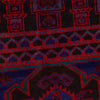 Baluchi Rug Handmade Red Geometric 2x4 ft