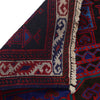 Baluchi Rug Handmade Red Geometric 2x4 ft