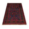 Baluchi Rug Handmade Blue Geometric 3x5 ft