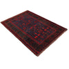 Baluchi Rug Handmade Blue Geometric 3x5 ft