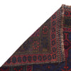 Baluchi Rug Handmade Blue Geometric 3x5 ft
