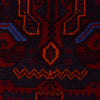 Baluchi Rug Handmade Red Geometric 2x4 ft