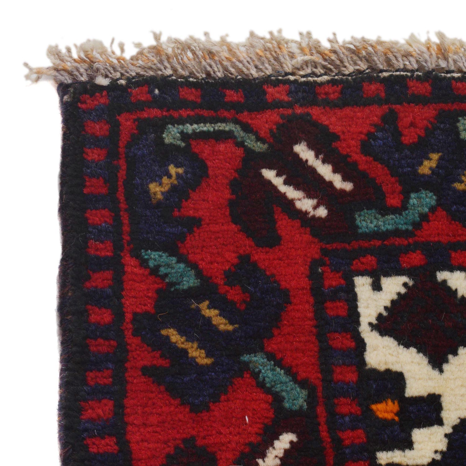 Baluchi Rug Handmade Beige Geometric 3x5 ft