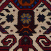 Baluchi Rug Handmade Beige Geometric 3x5 ft