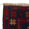 Baluchi Rug Handmade Multi Geometric 3x5 ft