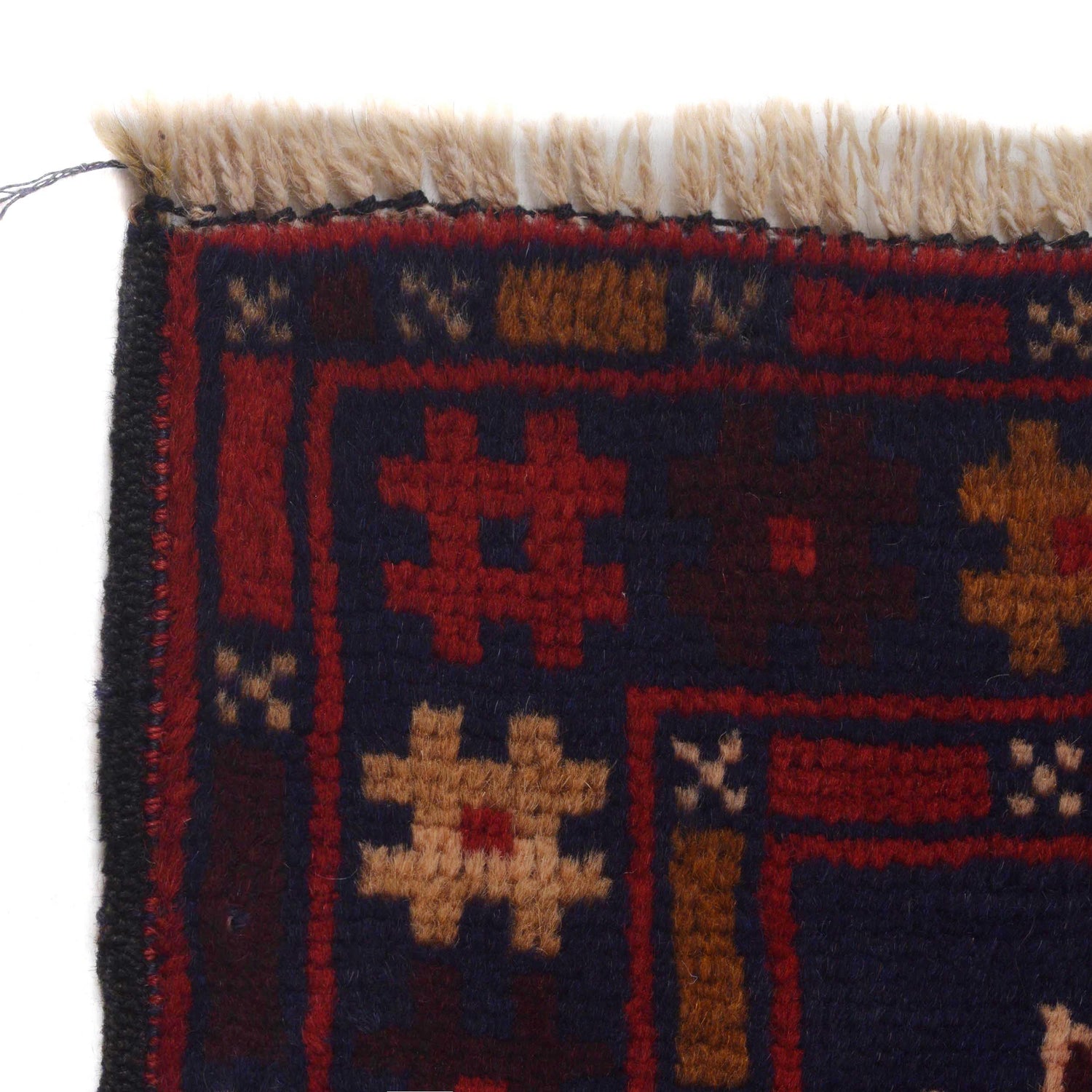 Baluchi Rug Handmade Multi Geometric 3x5 ft