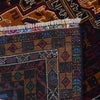 Baluchi Rug Handmade Multi Geometric 4x6 ft