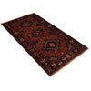 Baluchi Rug Handmade Red Geometric 4x6 ft