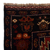 Baluchi Rug Handmade Red Geometric 4x6 ft