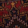 Baluchi Rug Handmade Red Geometric 4x6 ft