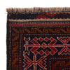 Baluchi Rug Handmade Red Geometric 3x5 ft