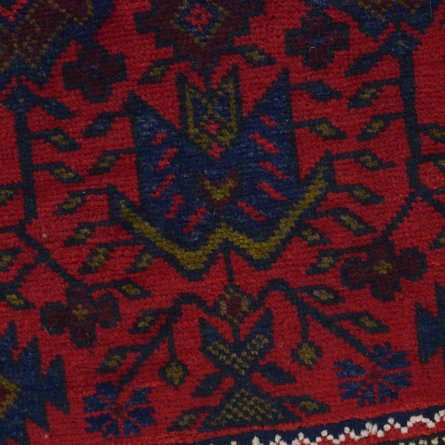 Baluchi Rug Handmade Red Geometric 3x5 ft