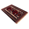 Baluchi Rug Handmade Multi Geometric 2x4 ft