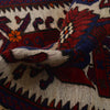 Baluchi Rug Handmade Multi Geometric 2x4 ft