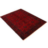 Khal Mohammadi Rug Handmade Red 4x7 ft