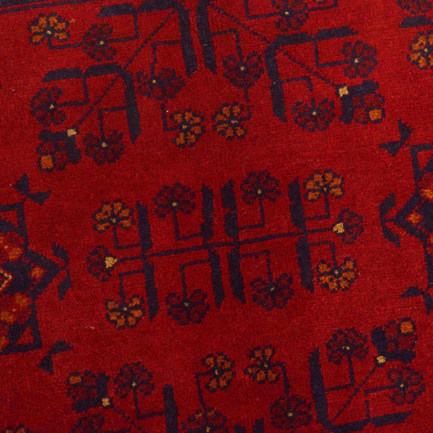 Khal Mohammadi Rug Handmade Red 4x7 ft