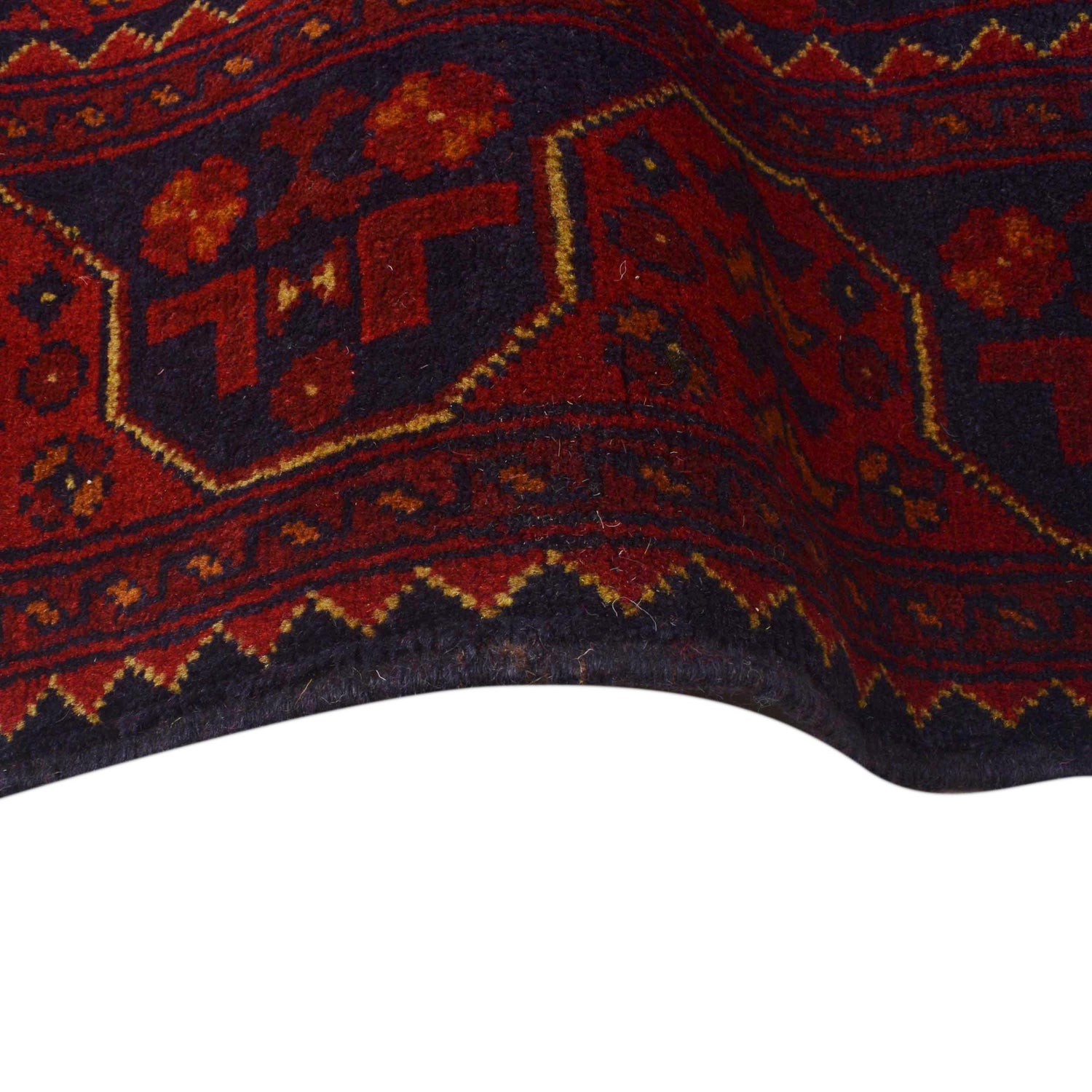 Khal Mohammadi Rug Handmade Red 4x7 ft