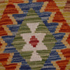 Handmade Multi Kilim Geometric 5' Runner