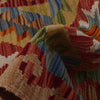 Handmade Multi Kilim Geometric 5' Runner