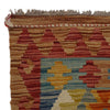 Handmade Multi Kilim Geometric 5' Runner