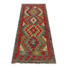 Handmade Multi Kilim Geometric 5' Runner
