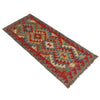 Handmade Multi Kilim Geometric 5' Runner