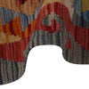 Handmade Multi Kilim Geometric 5' Runner
