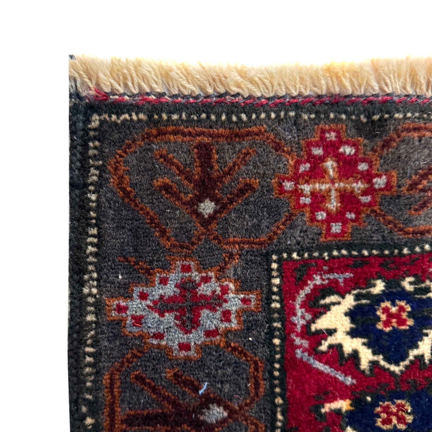 Baluchi Rug Handmade Multi Geometric 3x5 ft