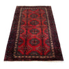 Baluchi Rug Handmade Red Geometric 3x5 ft