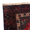 Baluchi Rug Handmade Red Geometric 3x5 ft