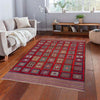 Barjasta Area Rug Handmade Multi Floral 4x6 ft