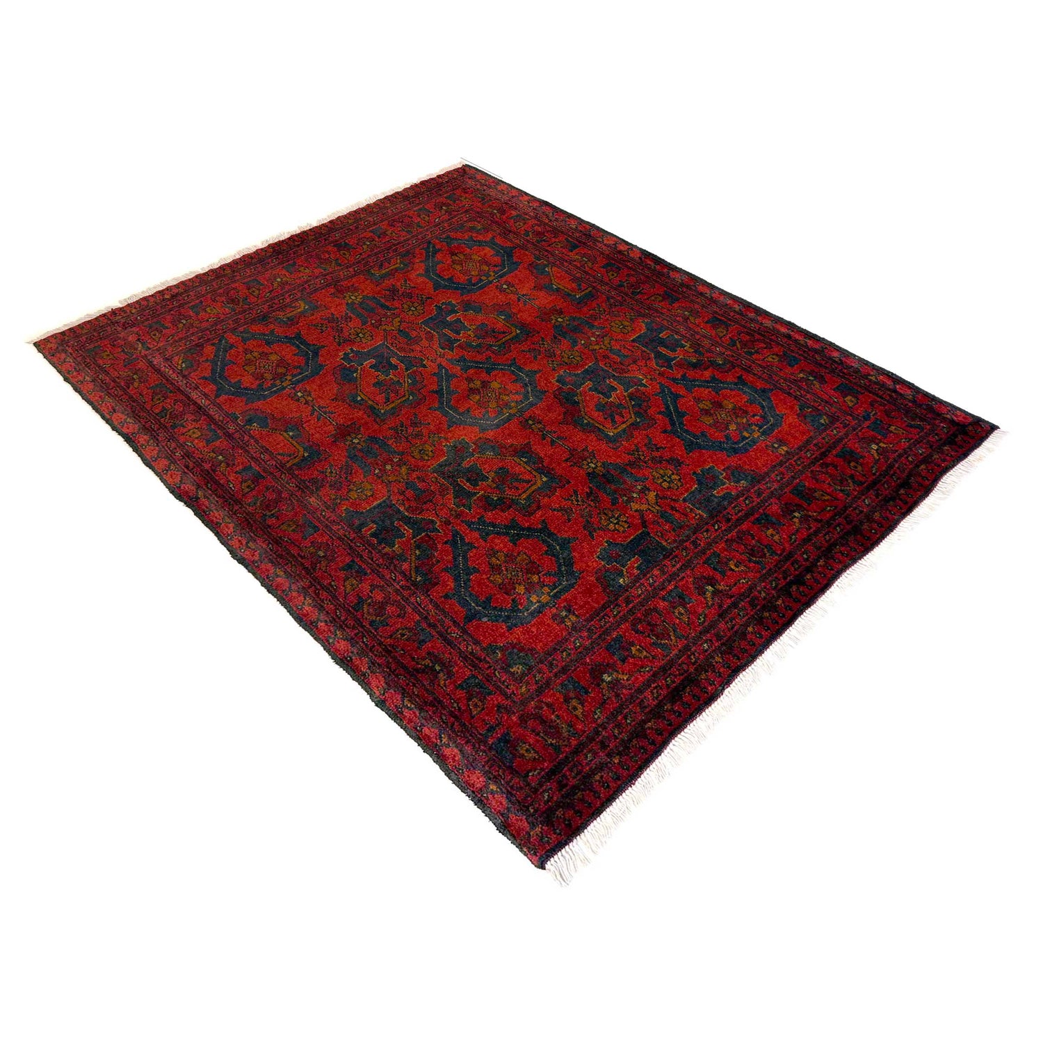 Khal Mohammadi Rug Handmade Red 3x5 ft
