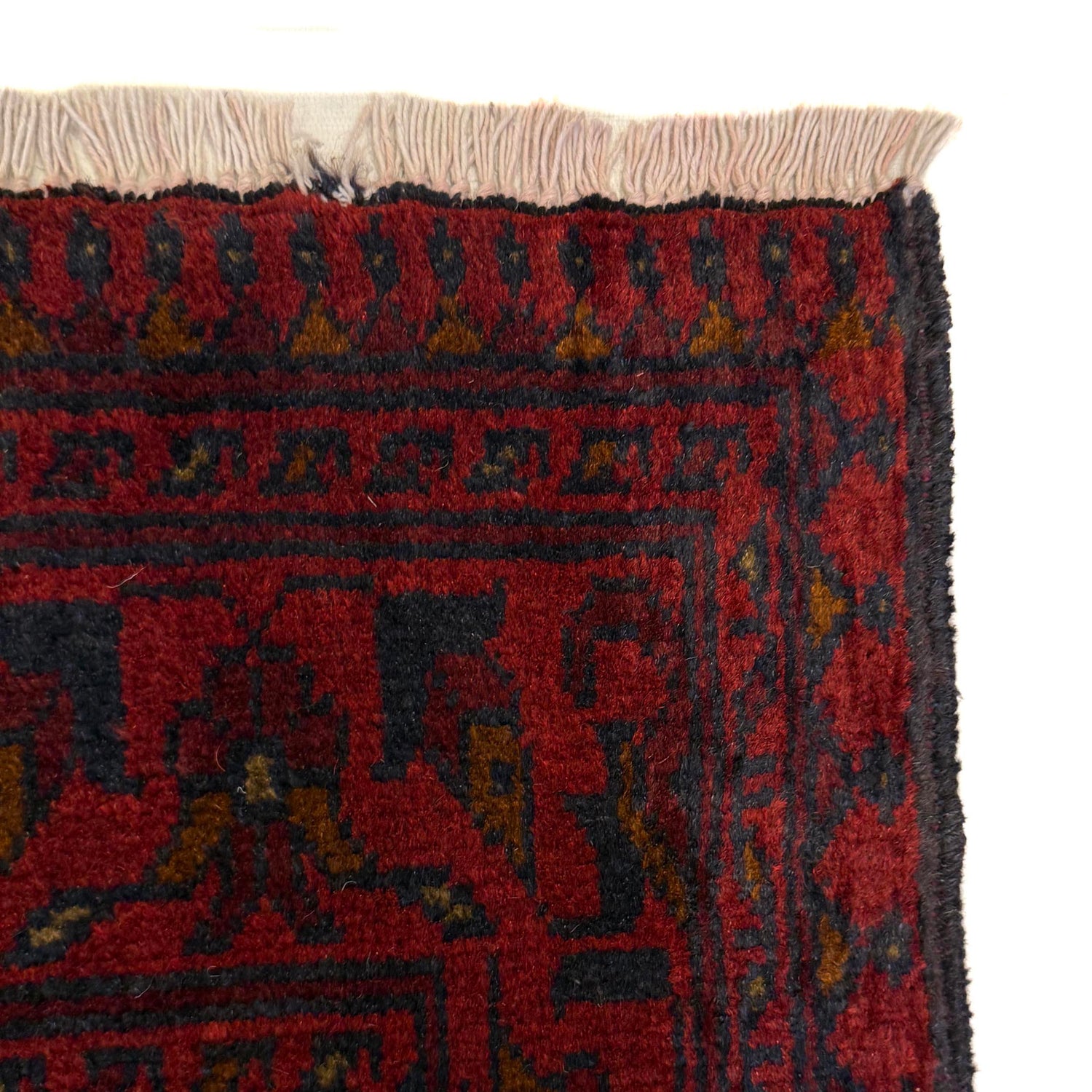 Khal Mohammadi Rug Handmade Red 3x5 ft