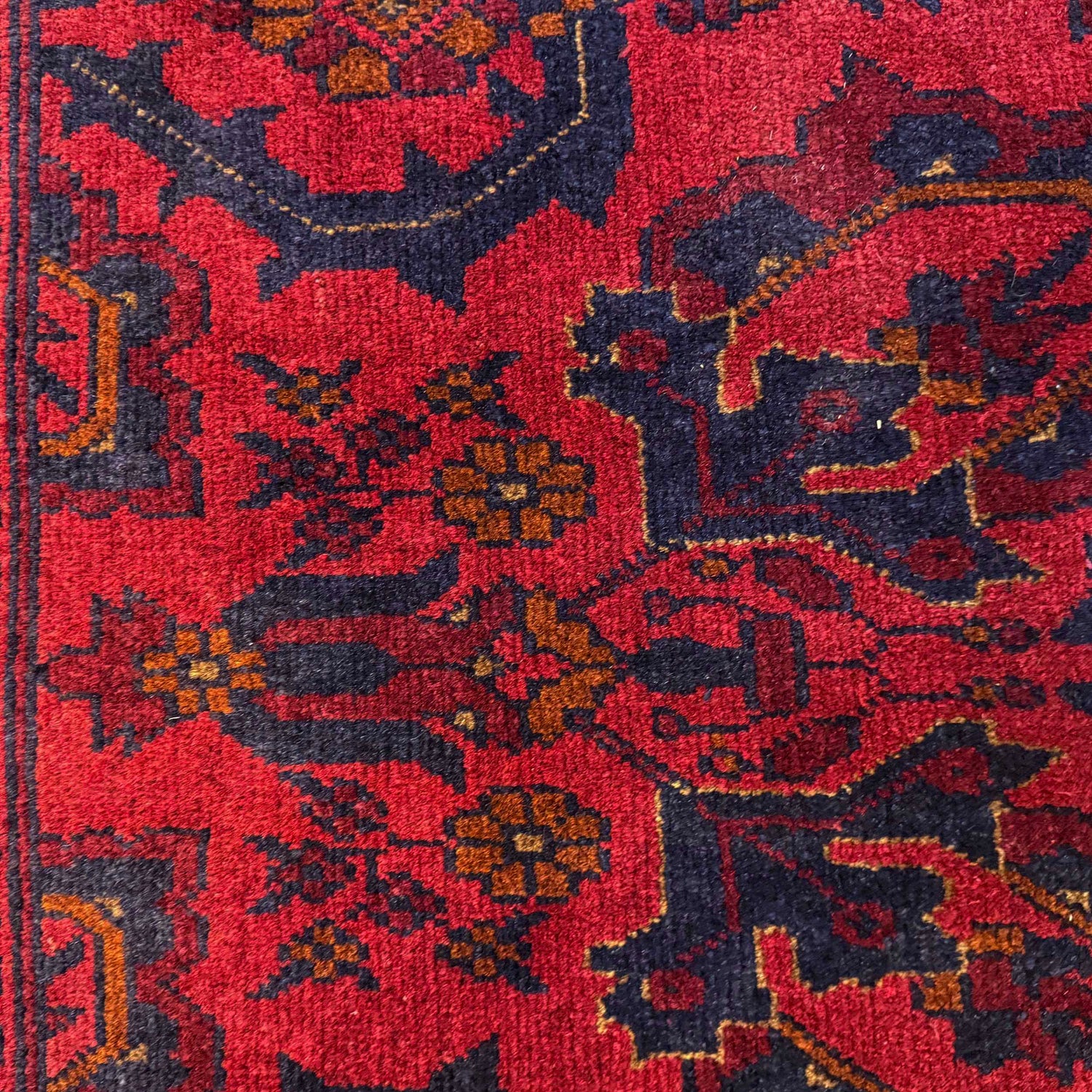 Khal Mohammadi Rug Handmade Red 3x5 ft
