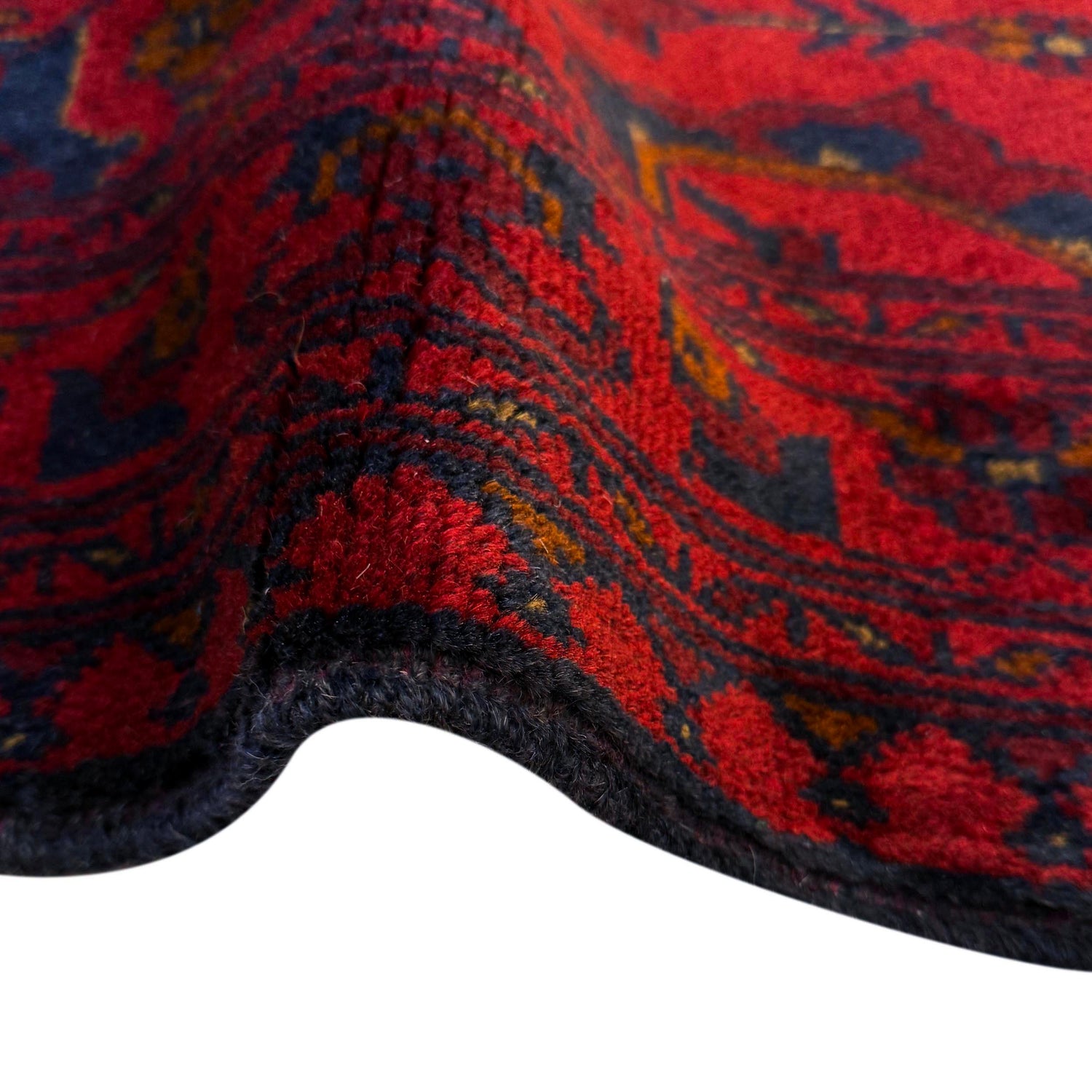 Khal Mohammadi Rug Handmade Red 3x5 ft