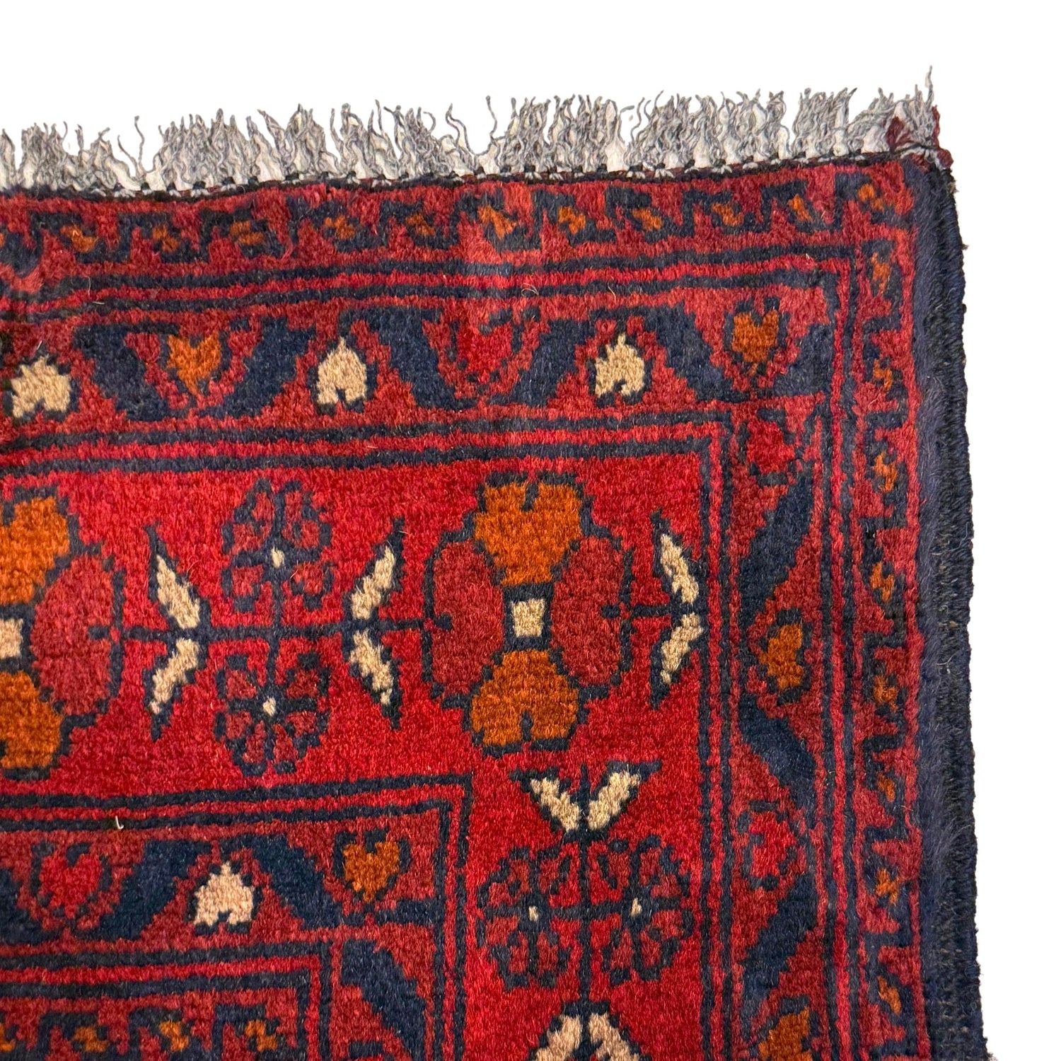 Khal Mohammadi Rug Handmade Red 4x7 ft