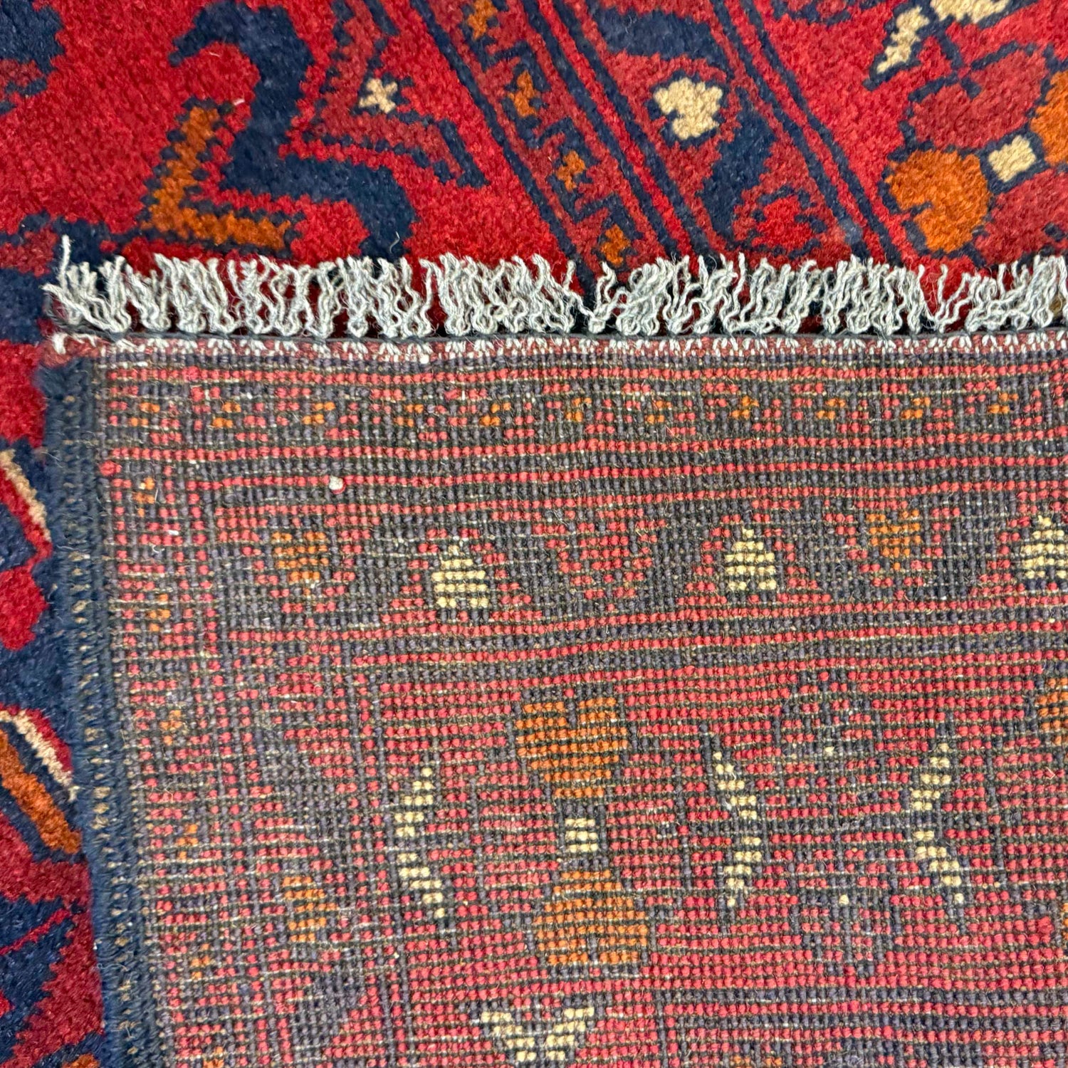 Khal Mohammadi Rug Handmade Red 4x7 ft