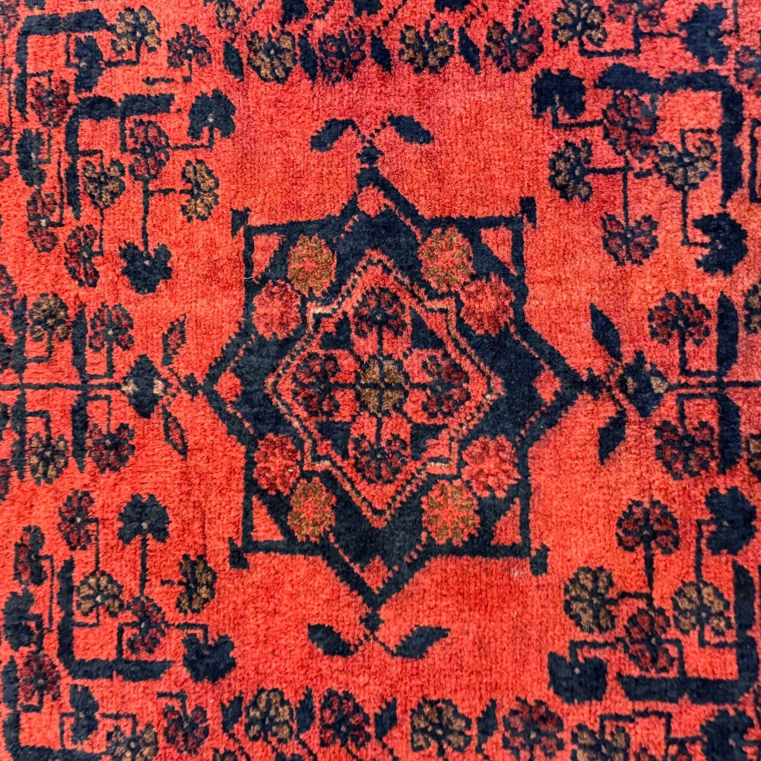 Khal Mohammadi Rug Handmade Red 3x5 ft