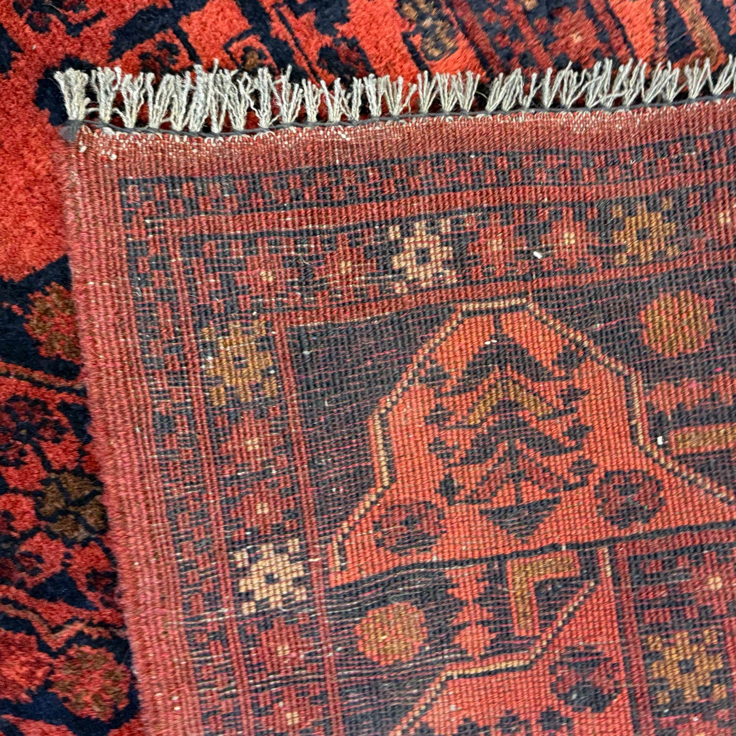 Khal Mohammadi Rug Handmade Red 3x5 ft