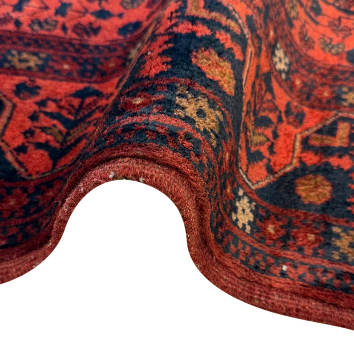 Khal Mohammadi Rug Handmade Red 3x5 ft